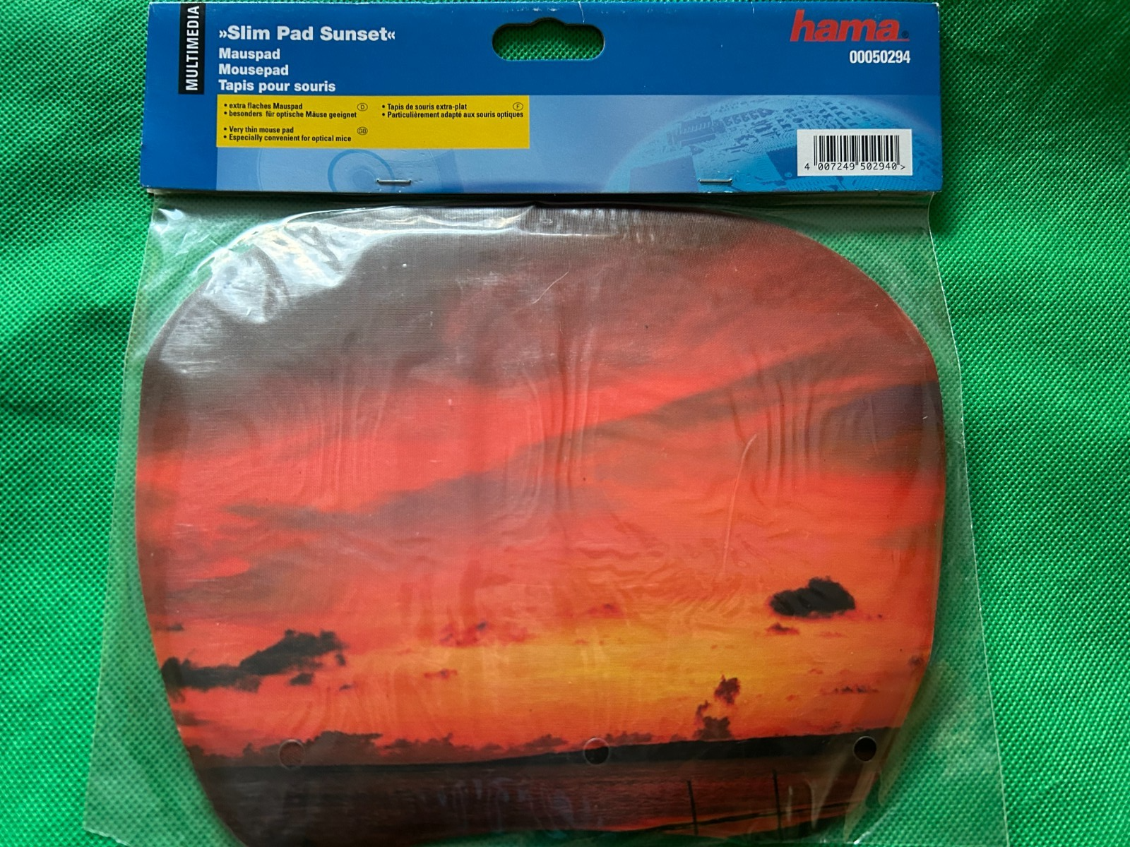Hama 50294 Slim Computer Mouse Mat - Colourful Sunset