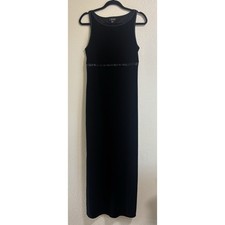 Velvet Maxi Dress Black Evening Fairy Whimsigoth Formal Vintage Women’s Size M