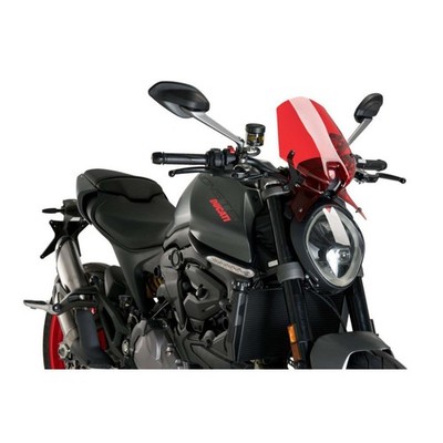 PUIG CUPOLINO NAKED N.G. SPORT PER DUCATI MONSTER 937 PLUS 24-25 ROSSO