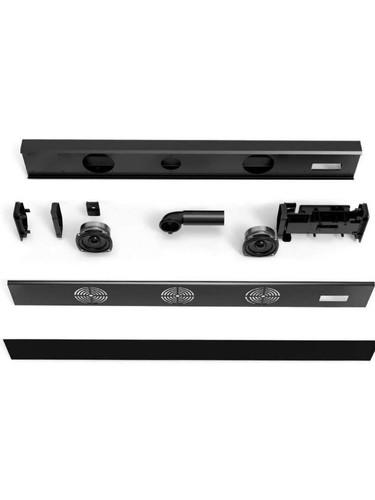 MEIDONG 2.0 Bluetooth Mighty Rock Mounting Speaker Soundbar KY-2018 - BLACK
