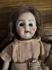 Ancienne Perruque En Mohair Pour Poupée Kestner JDK Bébé – Vintage