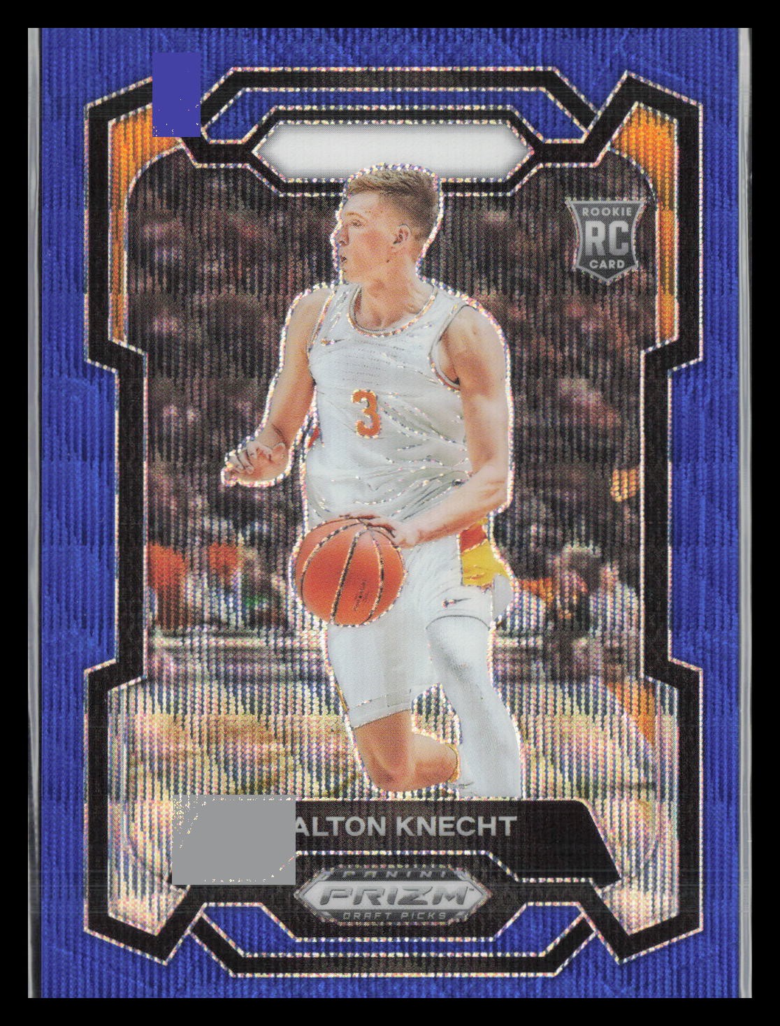 2024 Panini Prizm Draft Picks #50 Dalton Knecht Prizms Blue Wave #/249