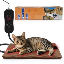 Waterproof Pet Heating Pad Adjustable Temperature Timer Chew Resistant Cord