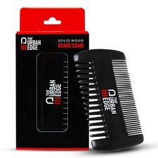 Wooden Beard Comb for Men Dual Action for Fine Coarse Hair Moustache