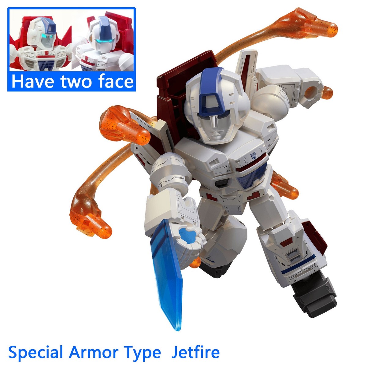Blokees Transformers G1 Action Figures Jetfire Confirmed Blind Box