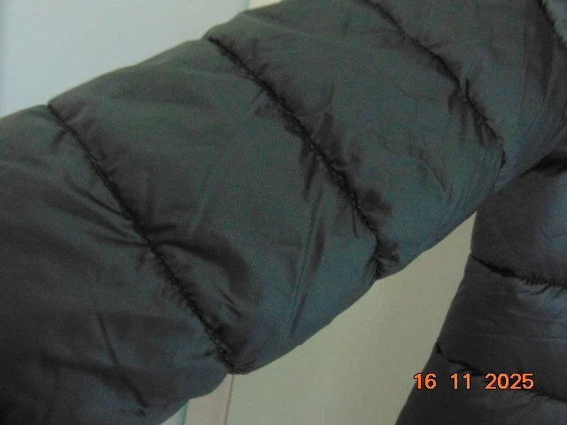 Ladies Barbour Coat, Fibre Down, Size 16. Good Length. New with Tags. Ash Grey - Image 3 of 4