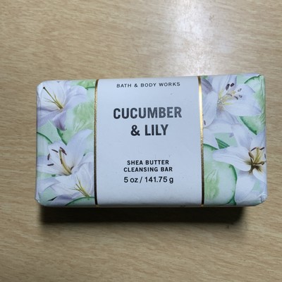 NEW! CUCUMBER & LILY Cleansing Bar 5 oz Bath & Body Works