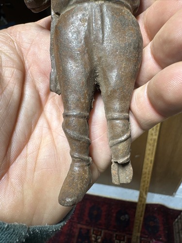 VTG Lot Of 3 For Repair Authentic A.C. Williams Cast Iron Boy Scout Still Banks - Picture 10 of 22