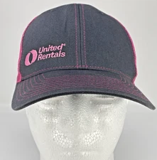 United Rentals Trucker Snapback Baseball Hat Pink New Unisex