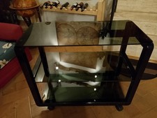 mobile tv Moderno Vetro E Alluminio 3 Ripiani/Arredo Casa/Leggere Descrizione