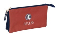 Safta EL OCTOPO   Triple Pencil Case, Children's Pencil Case, Ideal for Children