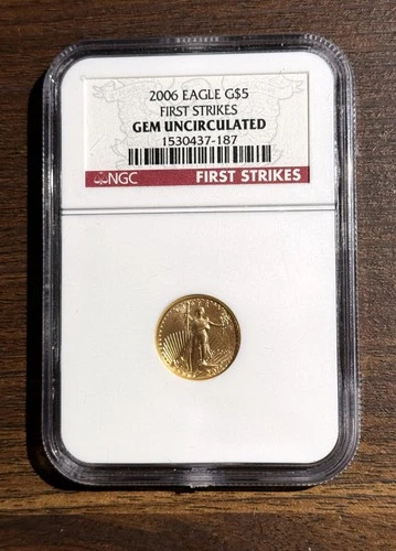 2006 American Gold Eagle $5 First Strikes NGC GEM UNCIRCULATED