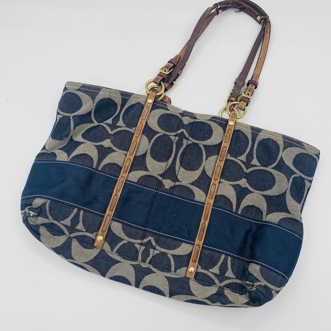 COACH Legacy Signature Denim Bag Y2K