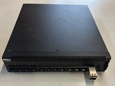 Dell X4012 E10W003 12-Port 10GB Switch With Power Cord Tested Read Description