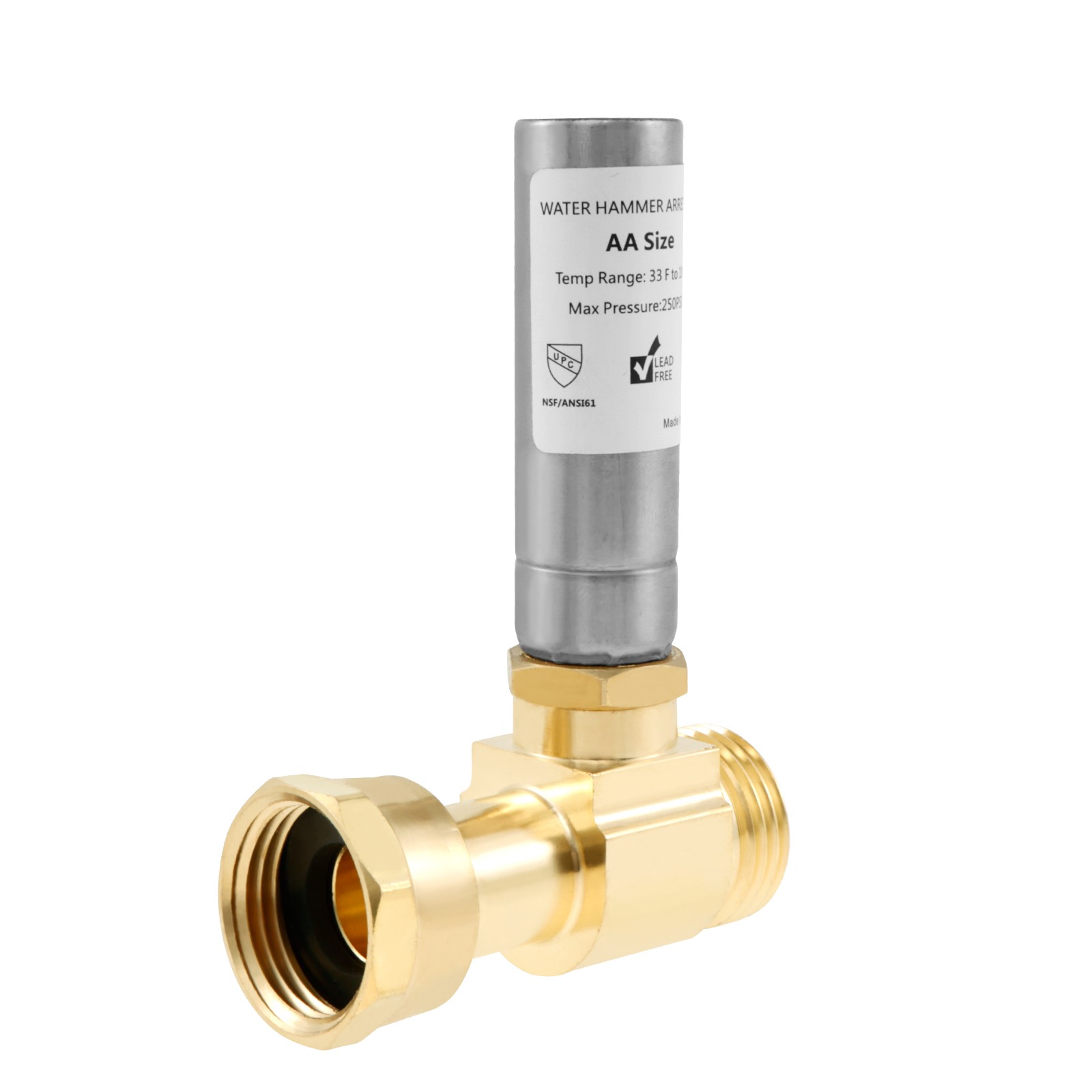 Water Hammer Hose Arrestor Stainless Steel Water Hammer Arrestor With weeZk — image 8