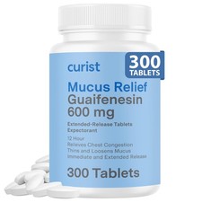 Curist Guaifenesin 600 mg Extended Release Tablets 300 300 Count Pack of 1