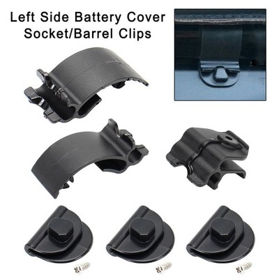 Linke Seite Akku Abdeckung Clips Für Harley Sportster XL883 XL1200 48 72 Schwarz