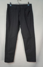 Men's Haggar H26 Pants Slim-Straight Black Size 30x30