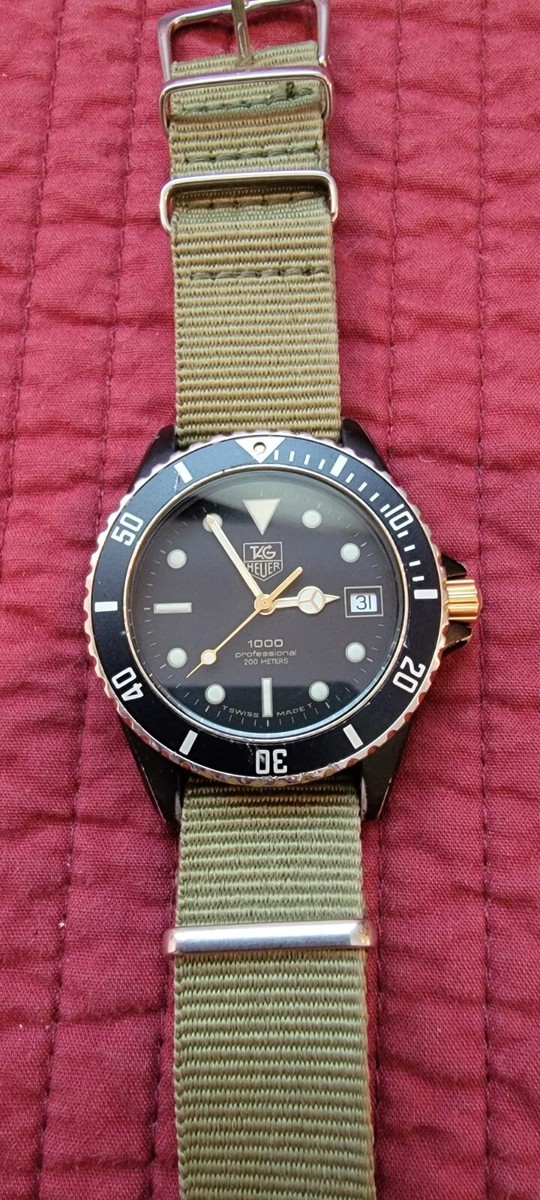 TAG Heuer 1000 Black Unisex Adult Watch - 980.029N | eBay