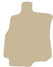 Velour Beige Fußmatten, FAHRER Teppich für Renault Megane III cabrio 2008-2015 1