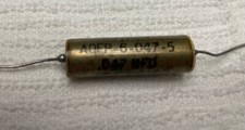 Sprague Vitamin Q, Metallized, Gudeman Capacitors .047 600