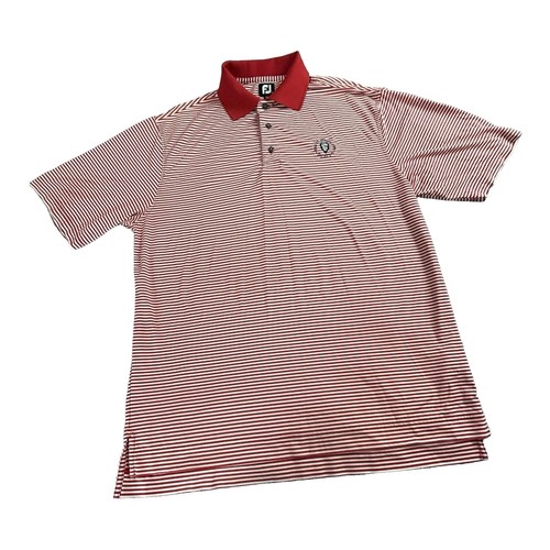 Veste FootJoy Grand Noir/Rouge - Demi Zip, Coupe-vent, Homme Taille L - Occasion