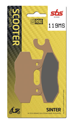 119MS BRAKE PADS SINTER SCOOTER HI-TECH KYMCO AGILITY CITY 125 R16/14 PLUS 2014