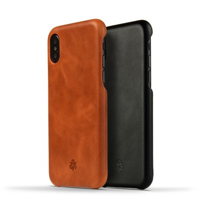 Novada Echtleder iPhone XS Max Hülle Rückseite Abdeckung