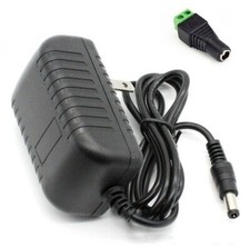 12V 1.5A AC/DC Power Supply Adapter for Home Electronics with 5.5x2.1mm Plug