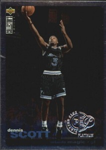 1995 Upper Deck Collector's Choice Basketball Platinum Player's Club Dennis Scott #16