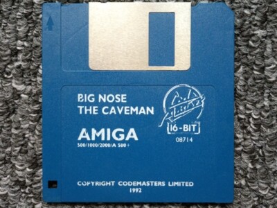 Commodore Amiga Spiel - Big Nose The Caveman von Codemasters 1992