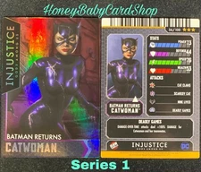 Injustice Arcade Series 1 Out of Print Card 36 Batman Returns Catwoman Holofoil