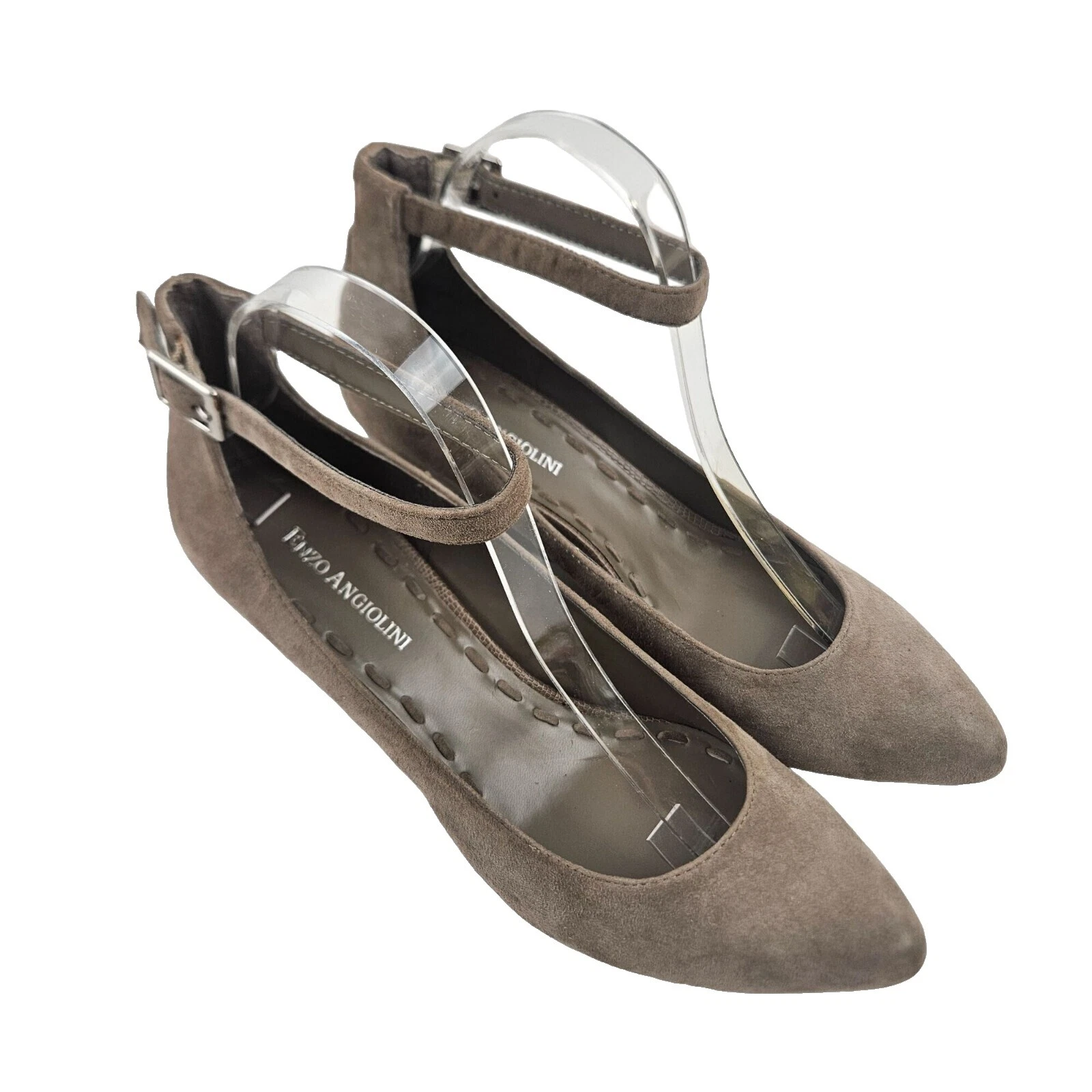 Tacones de cuña superior de gamuza para mujer Enzo Angiolini