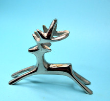 Silvery metal DEER Christmas ornament/figurine