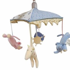 Vintage Carters Plush Sun Zoo Animals Mobile 2000