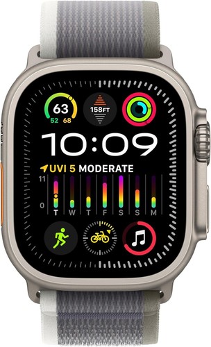 Apple Watch Ultra 2 2ème génération GPS + boîtier cellulaire 49 mm titane - boîte ouverte - Photo 6 sur 20