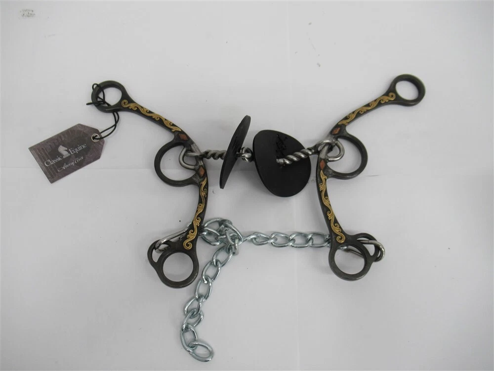 Classic Equine Sherry Cervi Twisted Wire Dogbone Shank Barrel Bit