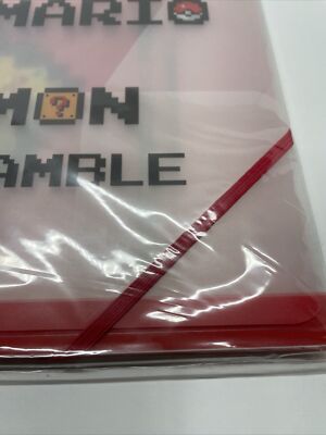 Pokemon Super Mario 8BIT SCRAMBLE 6 types clear file folder case