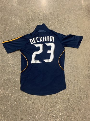 Adidas LA Galaxy MLS David Beckham 2008 Jersey Mens Small Y2K Embroidered - 第 2/10 張圖片