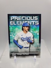 2023 Bowmam Platinum Baseball Precious Elements Diego Cartaya Insert Card