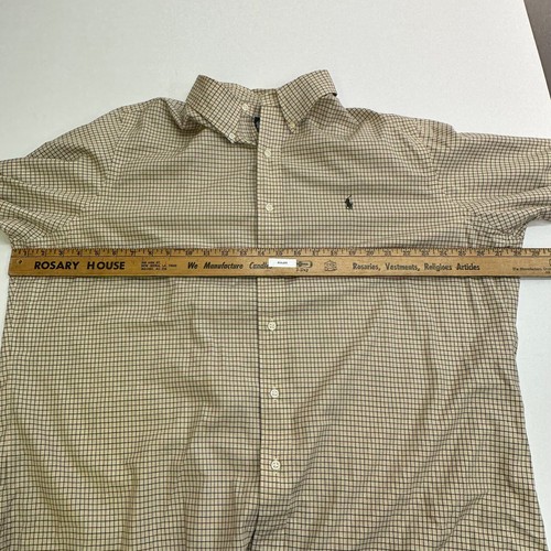 Camisa Ralph Lauren a Cuadros Cuello Abotonada Mangas Largas Calce Regular Para Hombre - Imagen 3 de 4