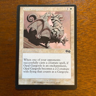 Opal Gargoyle NM+ NEVER PLAYED MTG Magic Urza's Saga VINTAGE FAST SHIPPING