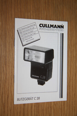 Bedienungsanleitung Cullmann Blitzgerät C 28