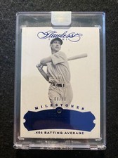 2017 Panini Flawless Ted Williams Batting Average Milestones Sapphire #’d 08/10