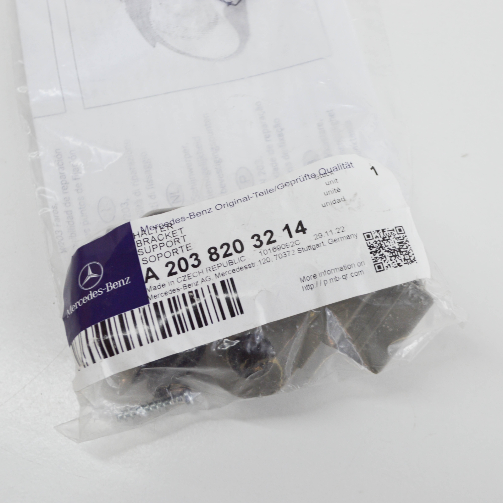 MERCEDESBENZ CCLASS W203 Headlight Bracket Repair Kit A2038203214 NEW