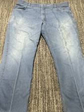 VINTAGE 90s Wrangler Blue Jeans Mens 42x30 USA Western Denim Pants
