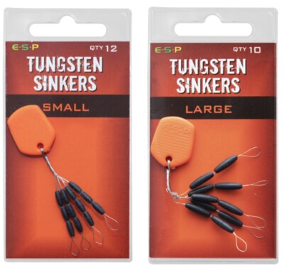 ESP CARP TUNGSTEN SINKERS in SMALL or LARGE 