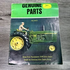 Vintage 1964 John Deere Tractors Genuine Parts Sales Catelog Brochure See Pics