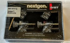 WBT-0610Ag KIT Four PCS Nextgen Banana Plugs Silver USA SELLER GENUINE