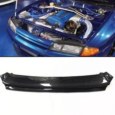 Front Bumper Grill For Nissan Skyline R32 GTR 1989-1993 1990 Carbon Fiber Black